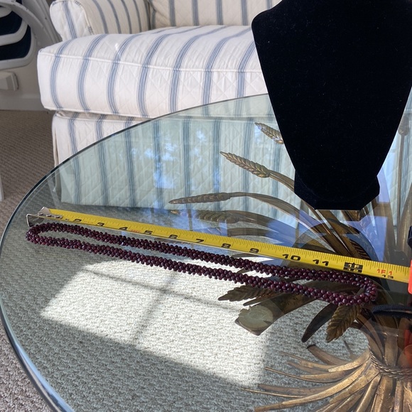 Garnet Cluster Infinity Necklace - Picture 7 of 7